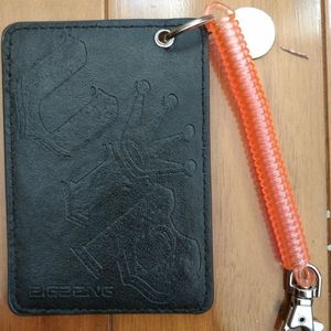 BigBang leather badge case KPOP